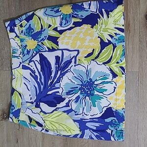 Rafaella Bold Floral Skort Size M